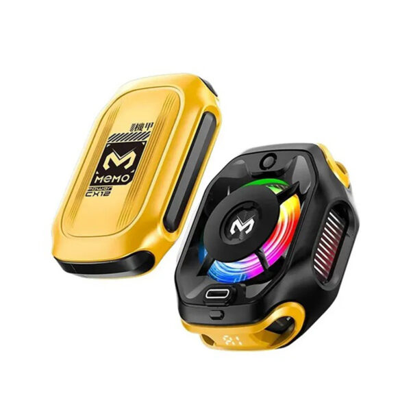 Serreha Memo CX12 Manyetik Rgb Oyun Soğutucu, Pubg Için Powerbankli Kablosuz Radyatör Fan